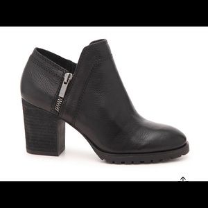 Lucky Brand Natlee Leather Black Boots Size 9.5 - NWOT